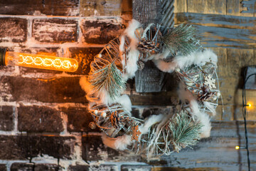 festive christmas and new year decorations	