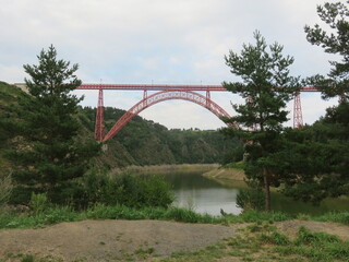 Viaduc de Garabit, Cantal, Auvergne, France, Gustave Eiffel.