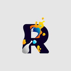 Modern Color Full Letter Logo, Initial Letter For Name, Alphabet Logo Template, Modern Logo, Color Full Logo Template