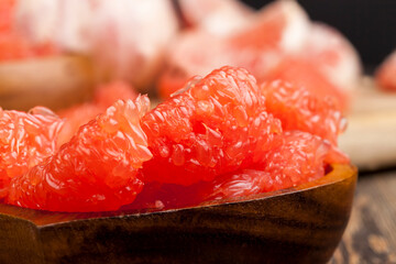 ready to eat citrus juicy pink grapefruit