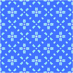 Geometric vector pattern with azure and blue color. simple ornament for wallpapers and backgrounds.