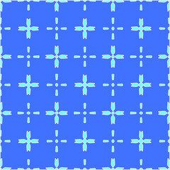 Geometric vector pattern with azure and blue color. simple ornament for wallpapers and backgrounds.