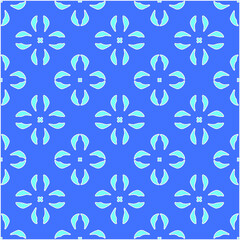 Fototapeta na wymiar Geometric vector pattern with azure and blue color. simple ornament for wallpapers and backgrounds.