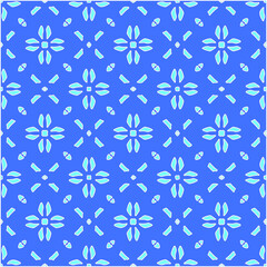 Geometric vector pattern with azure and blue color. simple ornament for wallpapers and backgrounds.