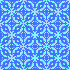 Geometric vector pattern with azure and blue color. simple ornament for wallpapers and backgrounds.
