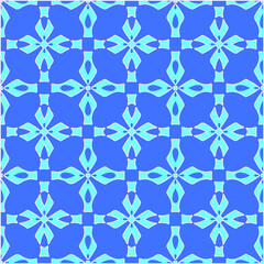Geometric vector pattern with azure and blue color. simple ornament for wallpapers and backgrounds.