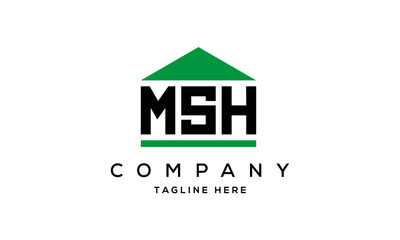 MSH creative three latter logo design