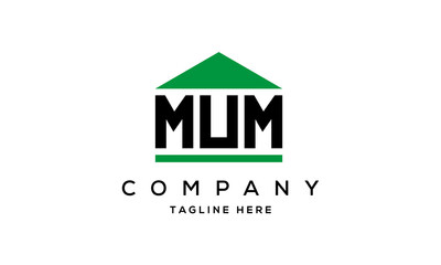 MUM creative three latter logo design