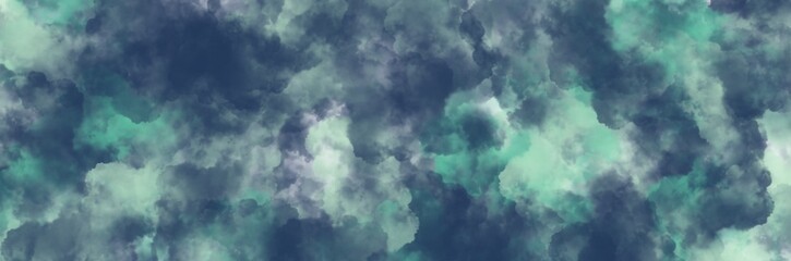 Obraz premium Abstract painting art with sky blue paint brush for presentation, website background, banner, wall decoration, or t-shirt design