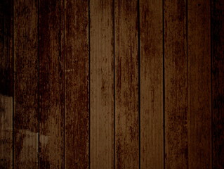 Rustikaler Hintergrund mit alten braunen dunklen Holzbrettern