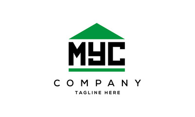 MYC creative three latter logo design
