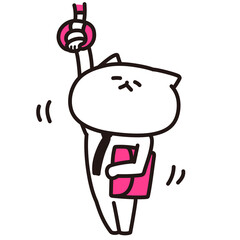 加工ok　ねこ素材No.81 出勤