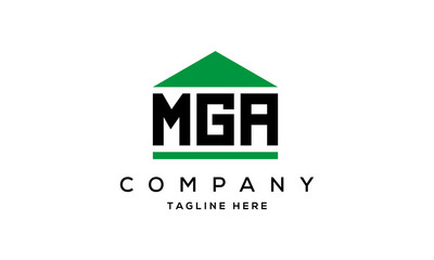 MGA creative three latter logo design