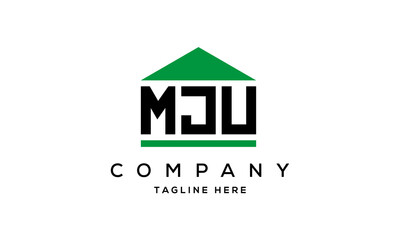 MJU creative three latter logo design