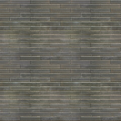 Black brick wall. Seamless texture