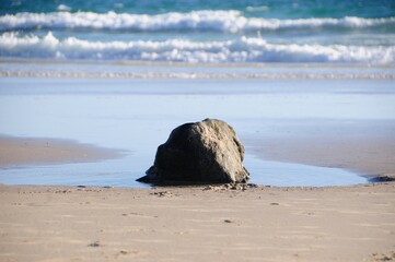 beach and rocks