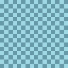 Blue checkerboard pattern background. Check pattern designs for decorating wallpaper. Vector background.	
