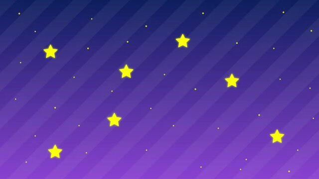 アニメーション背景【ほしふるよるに 高解像度】