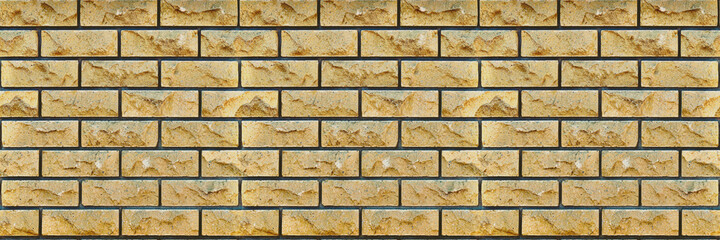 Yellow brick wall. Texture of yellow brick wall. Panoramic seamless backgorund..jpg