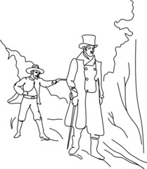 Historical battle line art