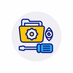 Tech Service icon in vector. Logotype