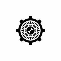Global Services icon in vector. Logotype