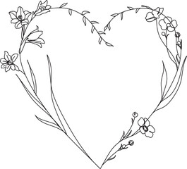 Abstract line art woman with Monstera contour drawing. Minimal art leaves on female head. Modern minimal black and white botanical illustration. Plant head face © Victoria