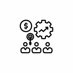 Efficiency icon in vector. Logotype