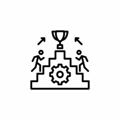 Successful Career icon in vector. Logotype