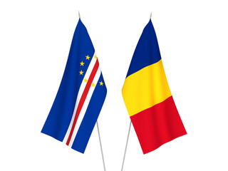 Romania and Republic of Cabo Verde flags