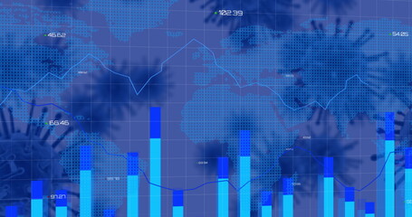 Financial data processing against Covid-19 cells