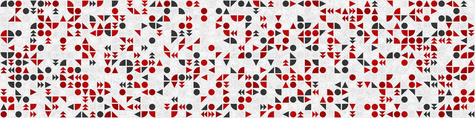 Abstract Geometric Pattern generative computational art illustration