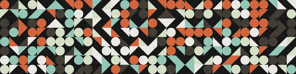 Abstract Geometric Pattern generative computational art illustration