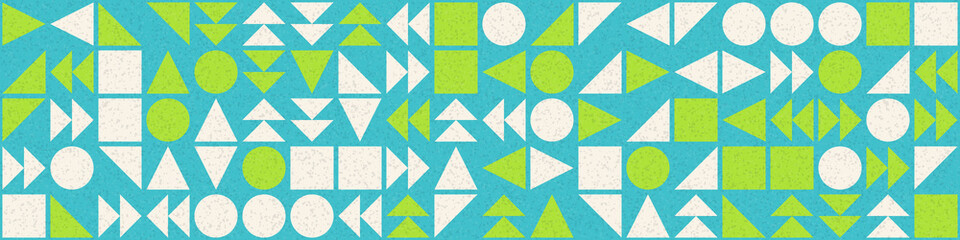Abstract Geometric Pattern generative computational art illustration