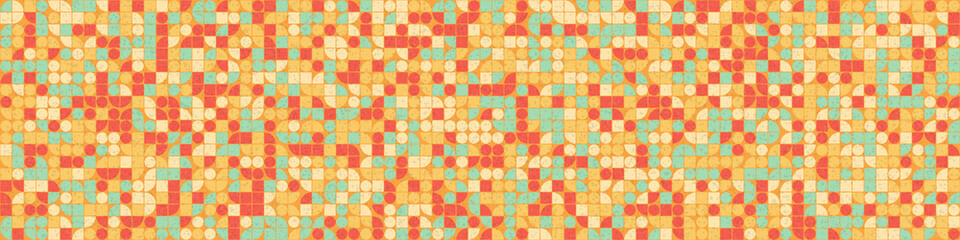 Abstract Geometric Pattern generative computational art illustration