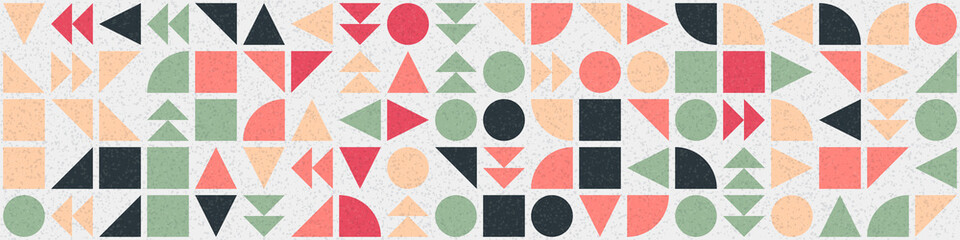 Abstract Geometric Pattern generative computational art illustration