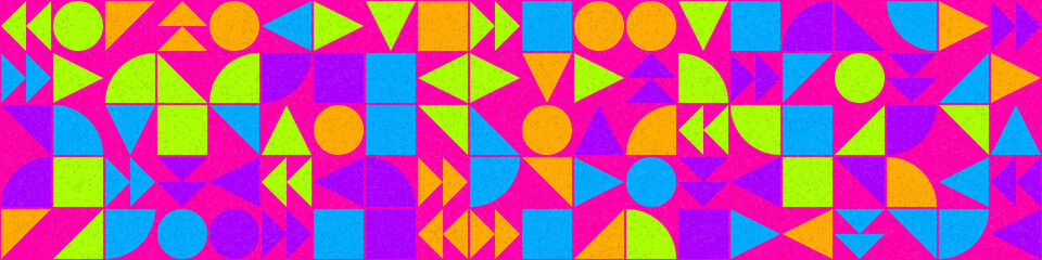 Abstract Geometric Pattern generative computational art illustration