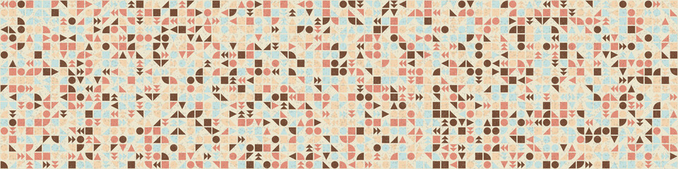 Abstract Geometric Pattern generative computational art illustration