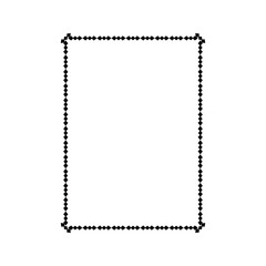 Vintage calligraphic frames vector icon. retro elegant ornamental borders illustration sign. old mirror Symbol.