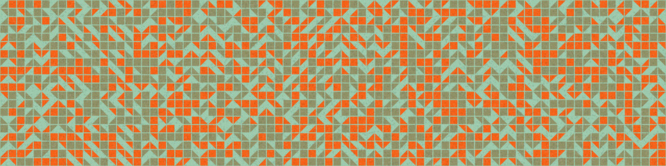 Abstract Geometric Pattern generative computational art illustration