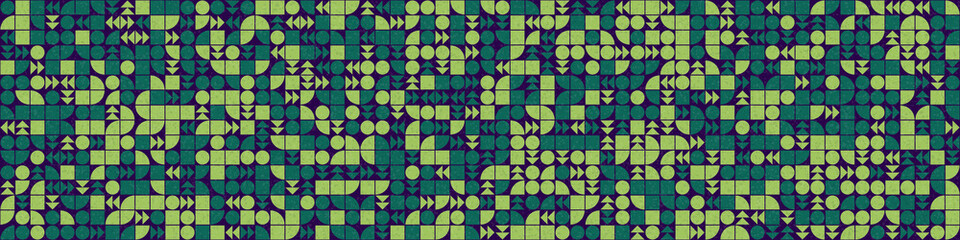 Abstract Geometric Pattern generative computational art illustration