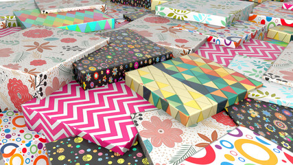 Abstract background made in 3d