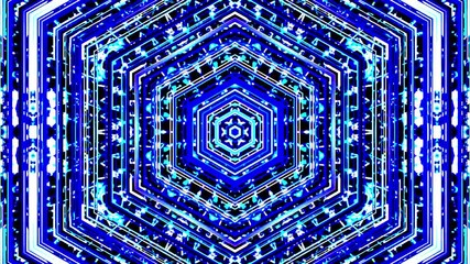 Abstract Kaleidoscope pattern with full colors. Magic mandala. 4k - Powered by Adobe