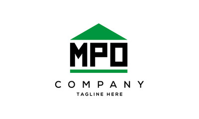 MPO creative three latter logo design