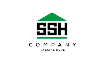 SSH creative three latter logo design