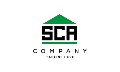SCA creative three latter logo design