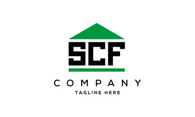 SCF creative three latter logo design