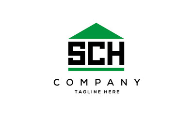 SCH creative three latter logo design