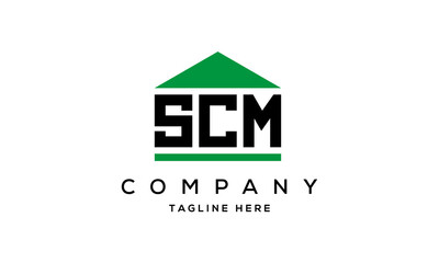 SCM creative three latter logo design
