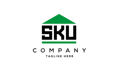 SKU creative three latter logo design